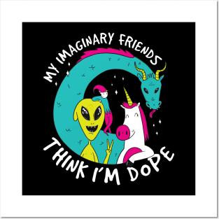 MY IMAGINARY FRIENDS Posters and Art